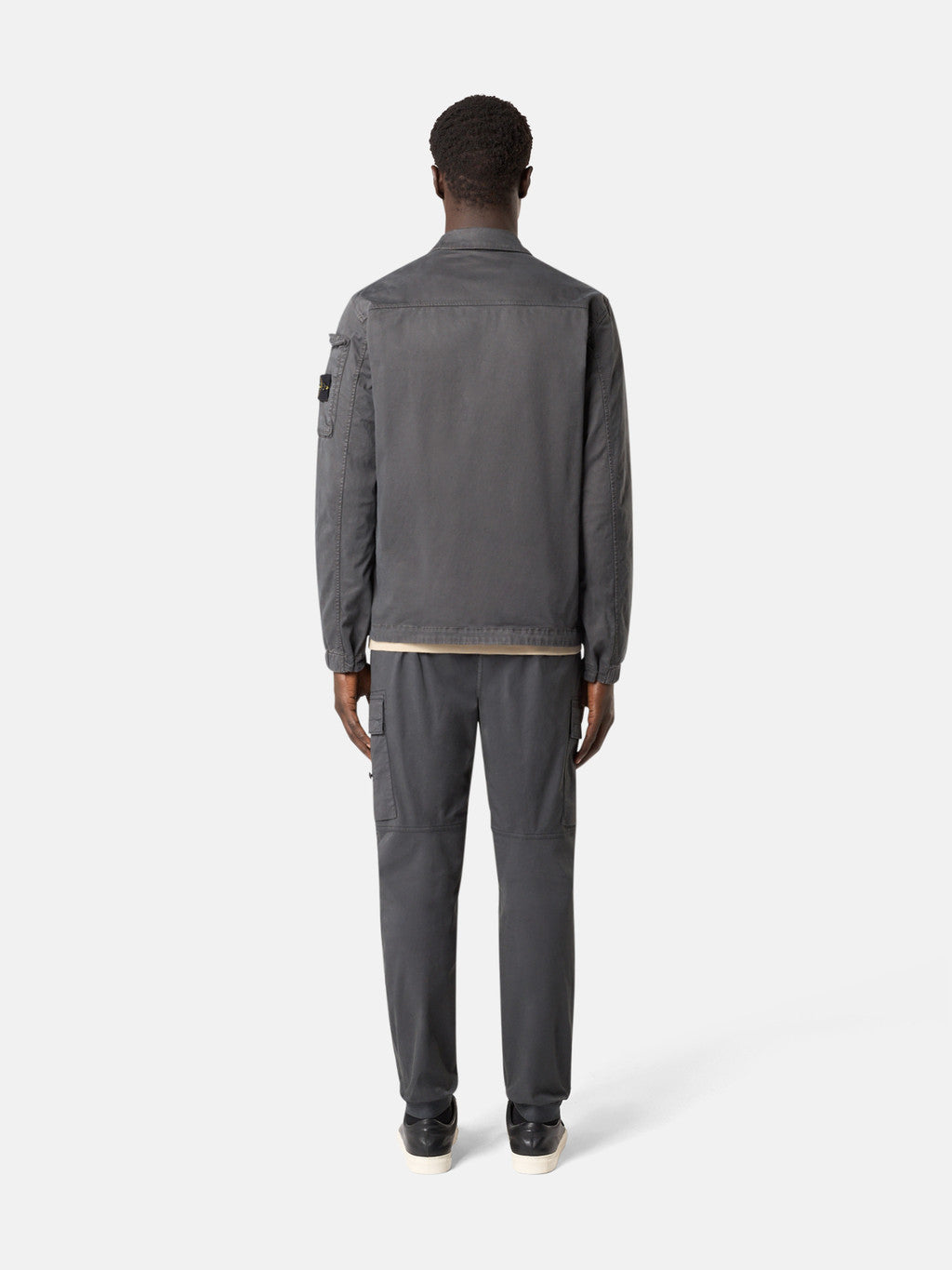 1200003 ORGANIC STRETCH BROKEN TWILL COTTON 'OLD' EFFECT