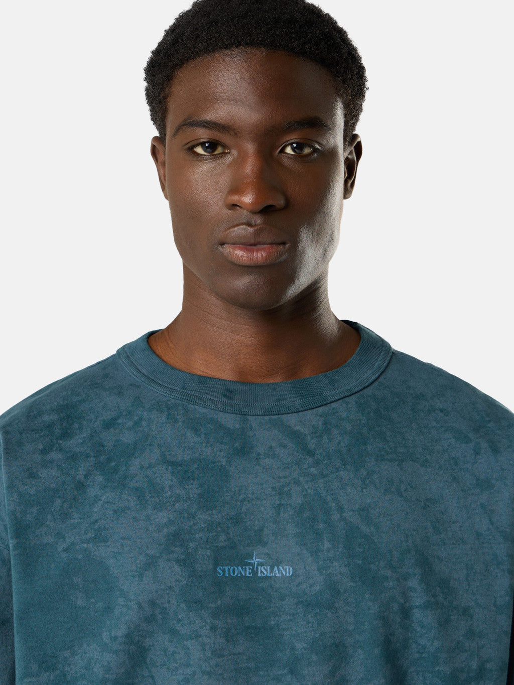 2100024 COMBED ORGANIC COTTON JERSEY 'PAINTBALL' TREATMENT