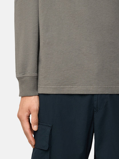 2100030 ORGANIC COTTON JERSEY 'FISSATO' EFFECT