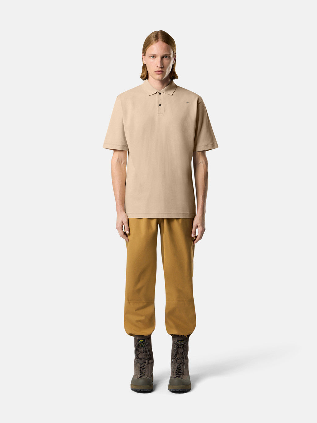 2200010 50/2 ORGANIC COTTON PIQU¨¦_STONE ISLAND STELLINA