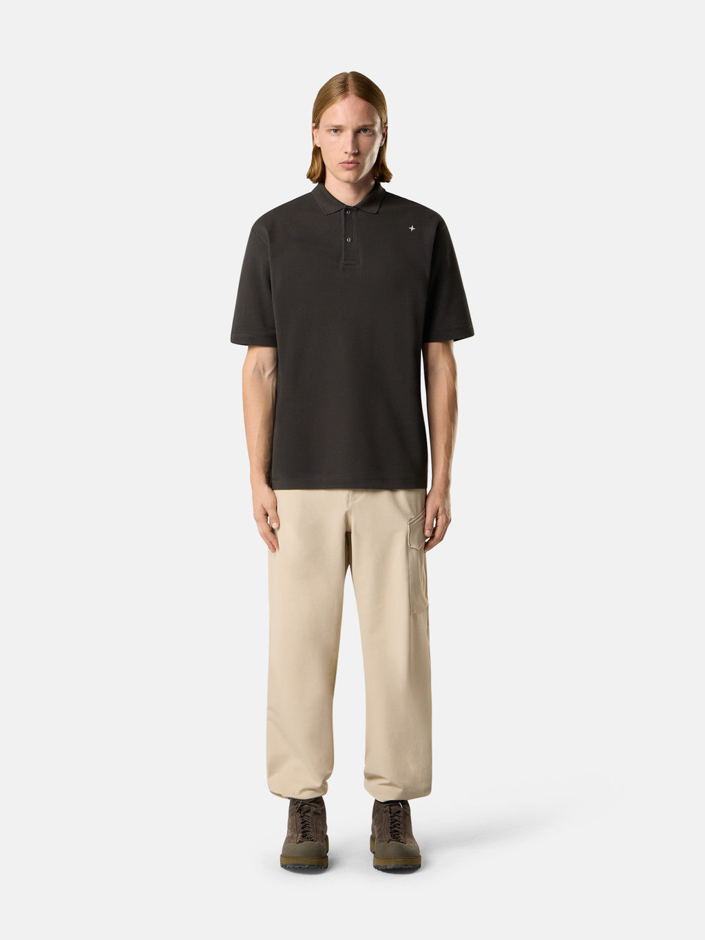 2200010 50/2 ORGANIC COTTON PIQU¨¦_STONE ISLAND STELLINA