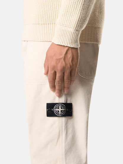 3100001 NATURAL COTTON GABARDINE_STONE ISLAND RAW BEAUTY