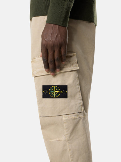 3100033 STRETCH ORGANIC BROKEN TWILL COTTON 'OLD' EFFECT