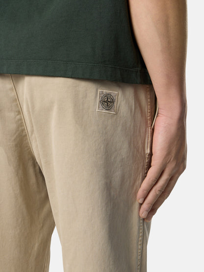 3100037 STRETCH ORGANIC BROKEN TWILL COTTON 'OLD' EFFECT