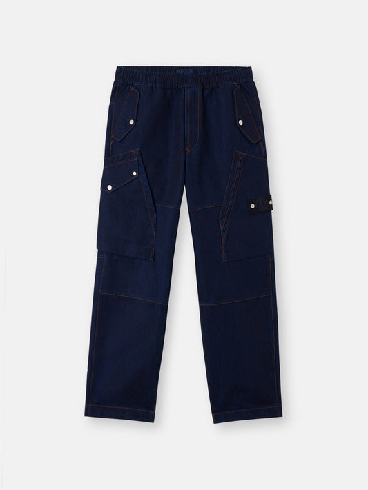 3100045 INDIGO POLYPROPYLENE DENIM LIGHT-RINSED