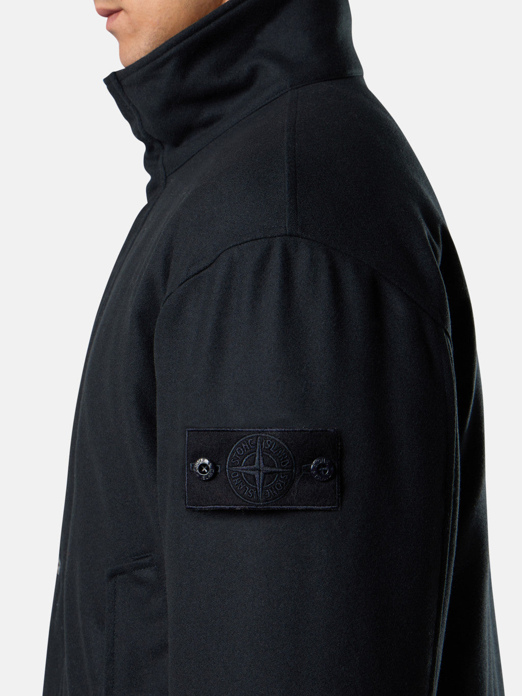 4100070 WOOL NYLON FLANNEL_STONE ISLAND GHOST