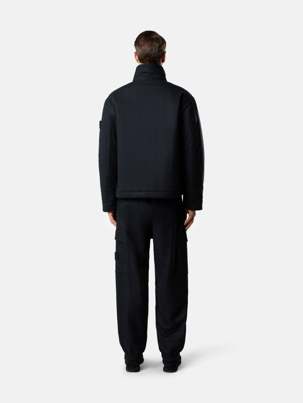 4100070 WOOL NYLON FLANNEL_STONE ISLAND GHOST