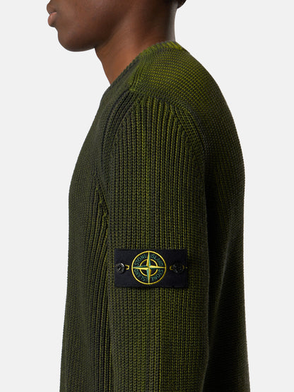 5100016 FISHERMAN'S RIB ORGANIC COTTON WITH TWO-COLOUR SPRAY