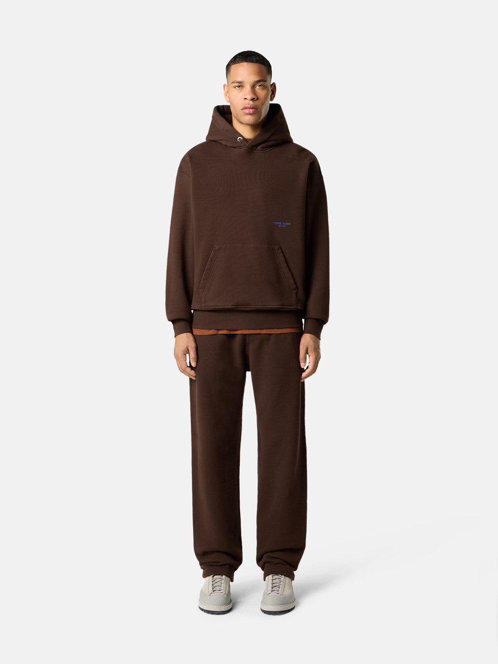 6200005 BRUSHED ORGANIC COTTON FLEECE_STONE ISLAND MARINA