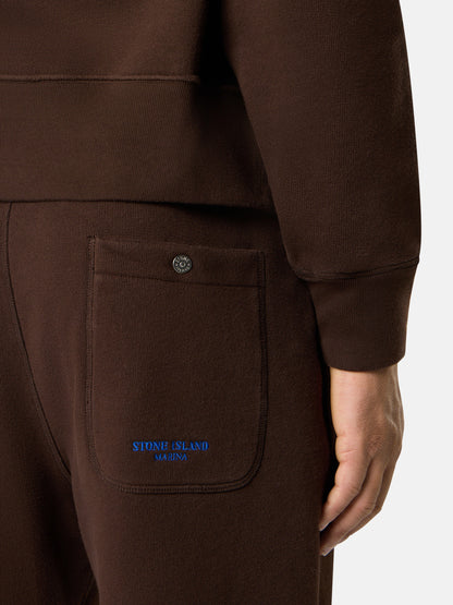 6200005 BRUSHED ORGANIC COTTON FLEECE_STONE ISLAND MARINA