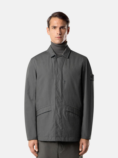 A100001 WEATHERPROOF COTTON CANVAS_STONE ISLAND GHOST