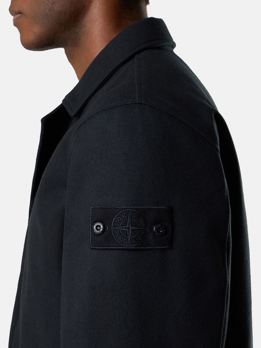 A100003 PERFORMANCE FLANNEL_STONE ISLAND GHOST