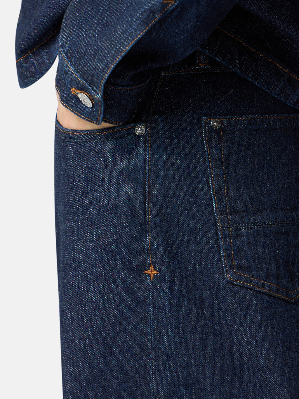 J100005 INDIGO DENIM-RINSED