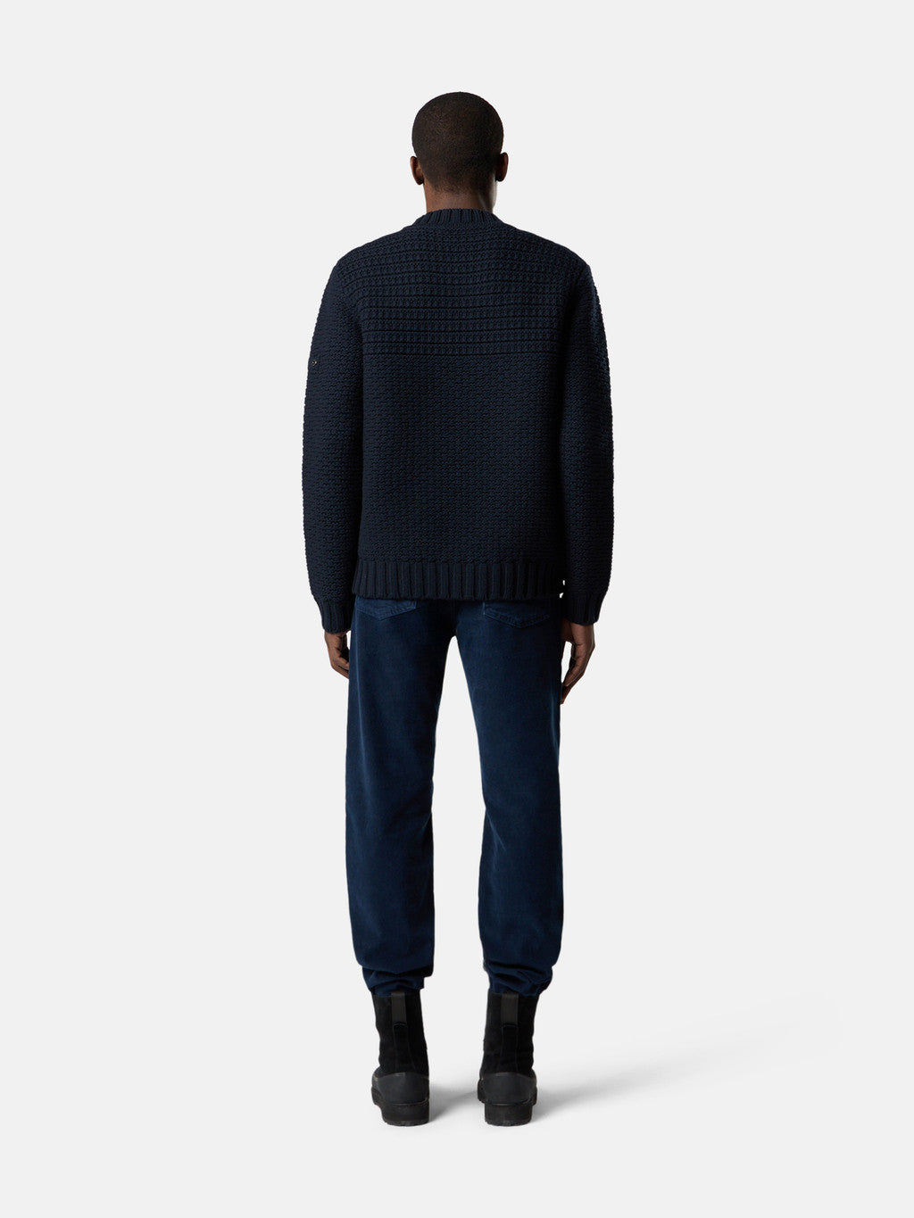 J100005 INDIGO MICRO CORDUROY-RINSED