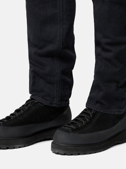 J100007 STRETCH BLACK DENIM-RINSED