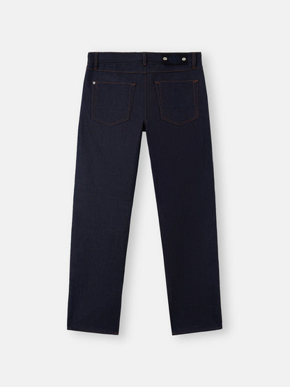 J100008 SELVEDGE INDIGO DENIM-RAW
