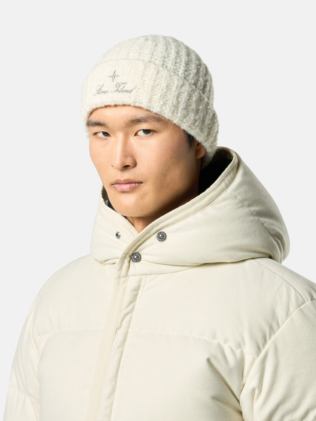 N100017 FISHERMAN'S RIB WOOL NYLON BOUCLE