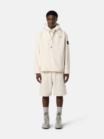 Q100001 NATURAL COTTON GABARDINE_STONE ISLAND RAW BEAUTY